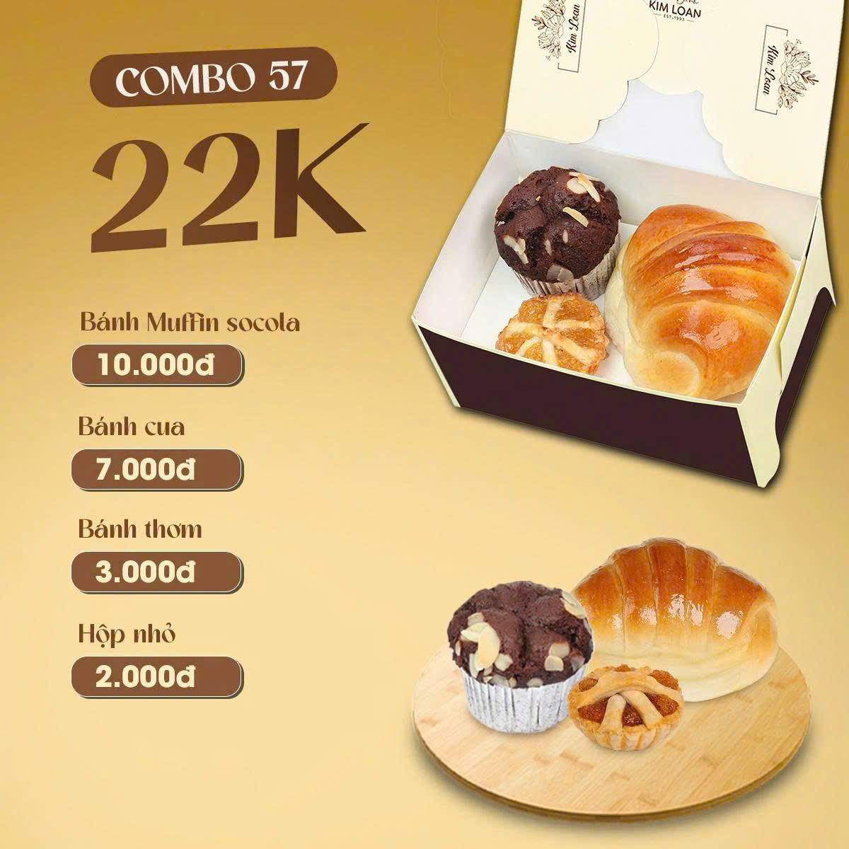Combo bánh ngọt